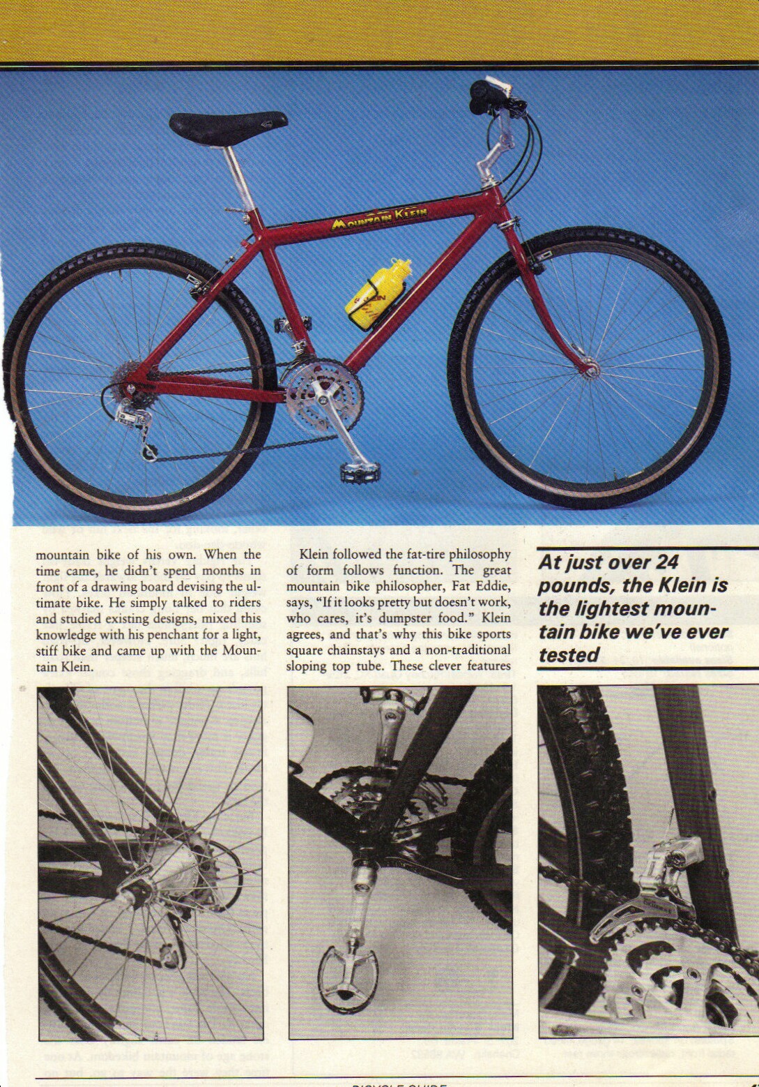 cult mtb the vintage bike collection mountain klein 1987